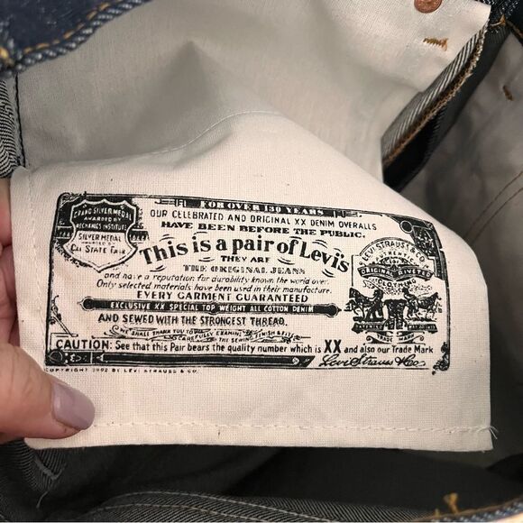 NWT 2002 Leviโs 501 Shrink toโFit Dead Stock Jeans 32 x 34 - Picture 8 of 12